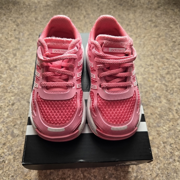 Adidas ADIZERO Aruku EL I Toddler Girl Pull On Sneakers Size 6 - Picture 4 of 15